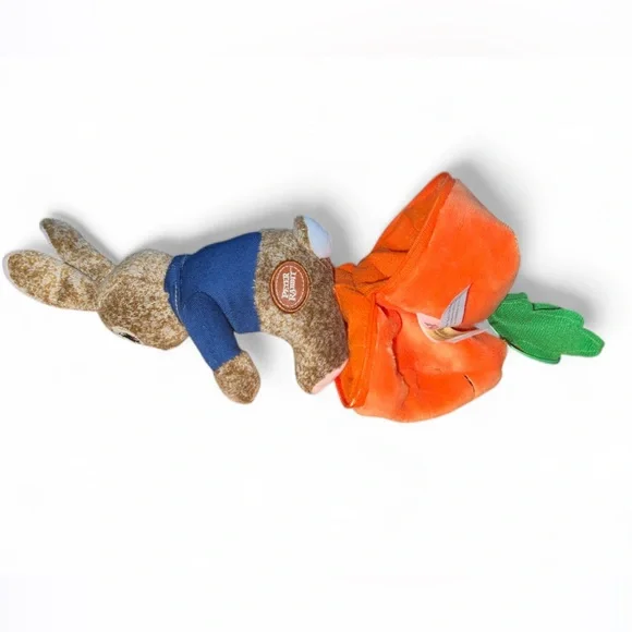 Dan Dee Peter Rabbit 2 Movie Flopsy Plush 7” In Zippered Carrot 2022 - Picture 5 of 6